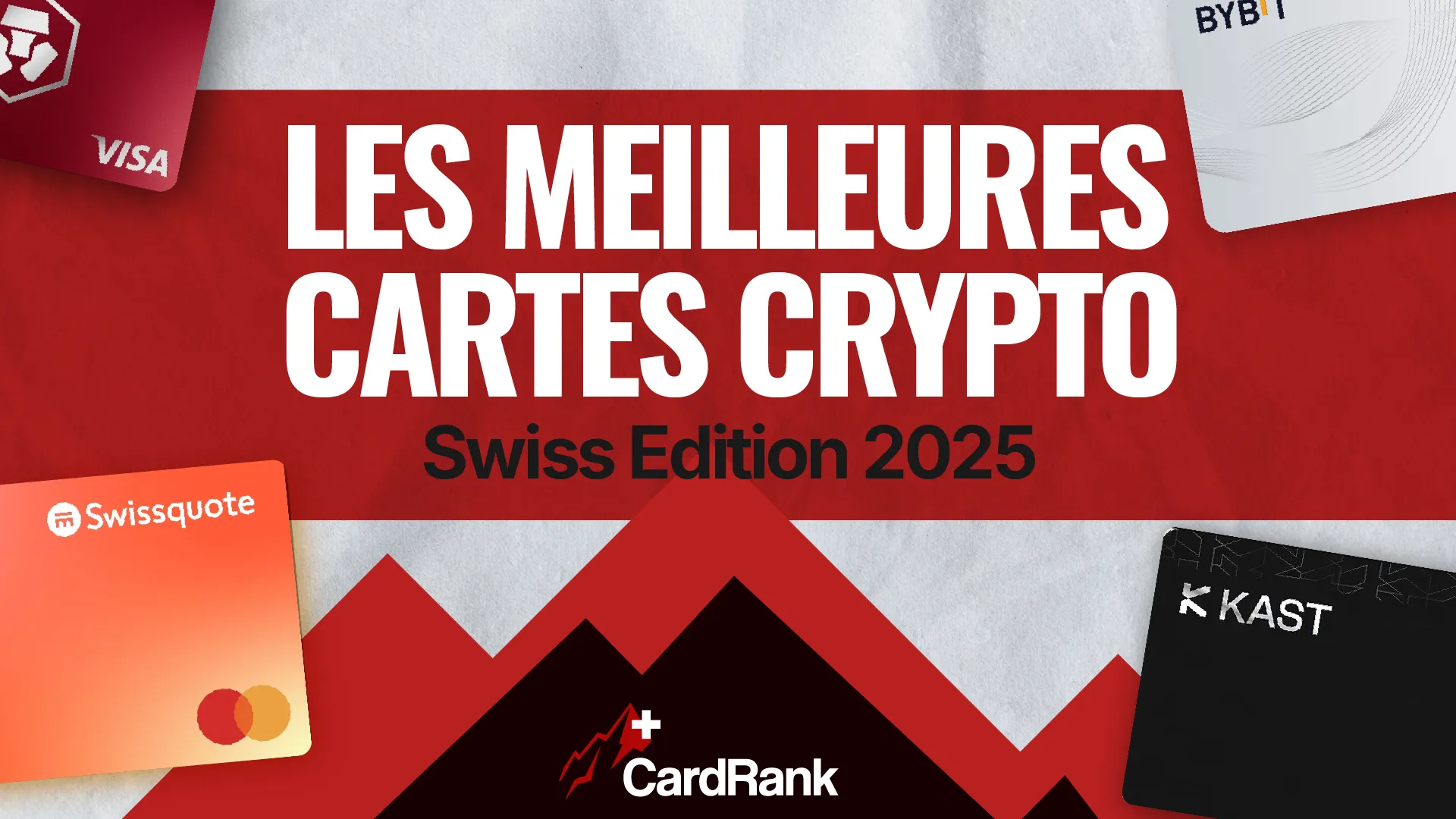 Les meilleures cartes crypto pour la Suisse en 2025