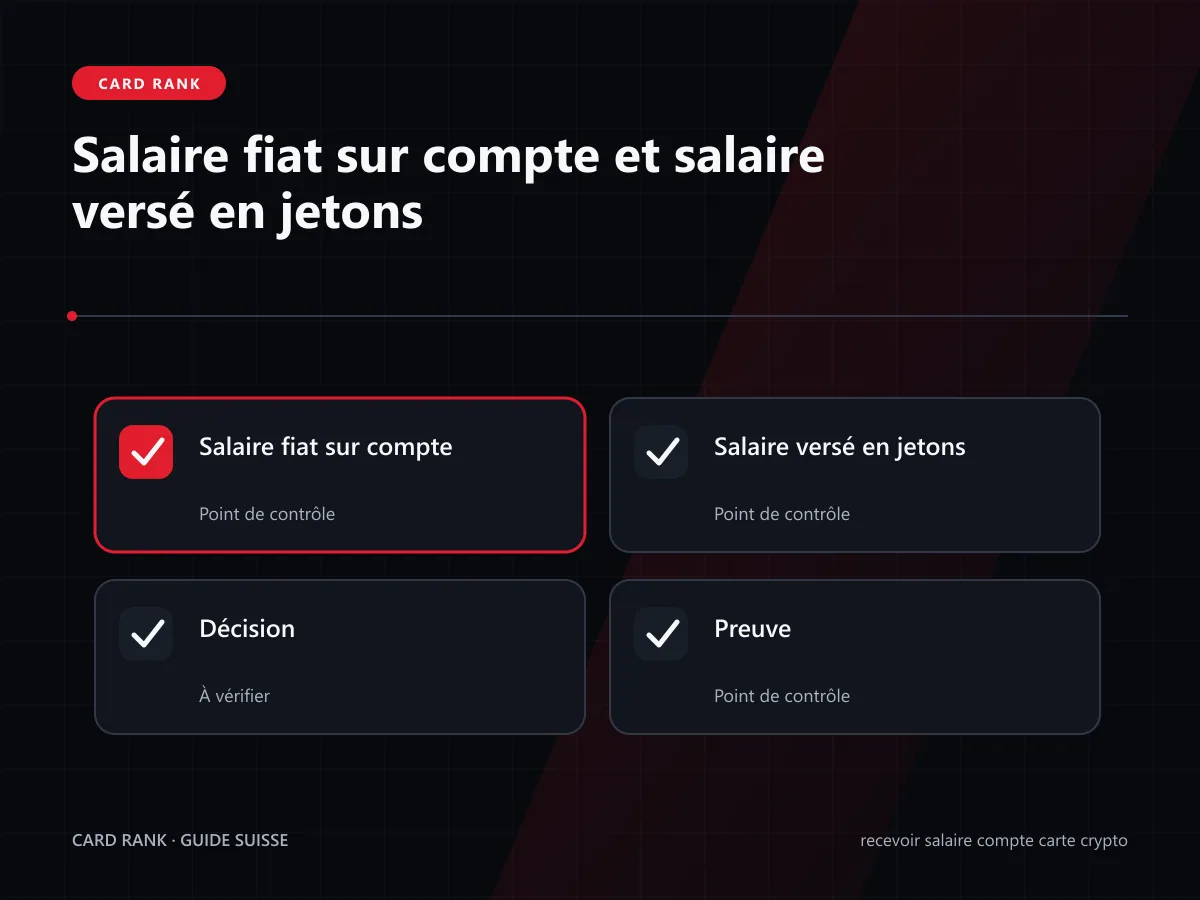Comparatif : salaire fiat sur compte et salaire versé en jetons
