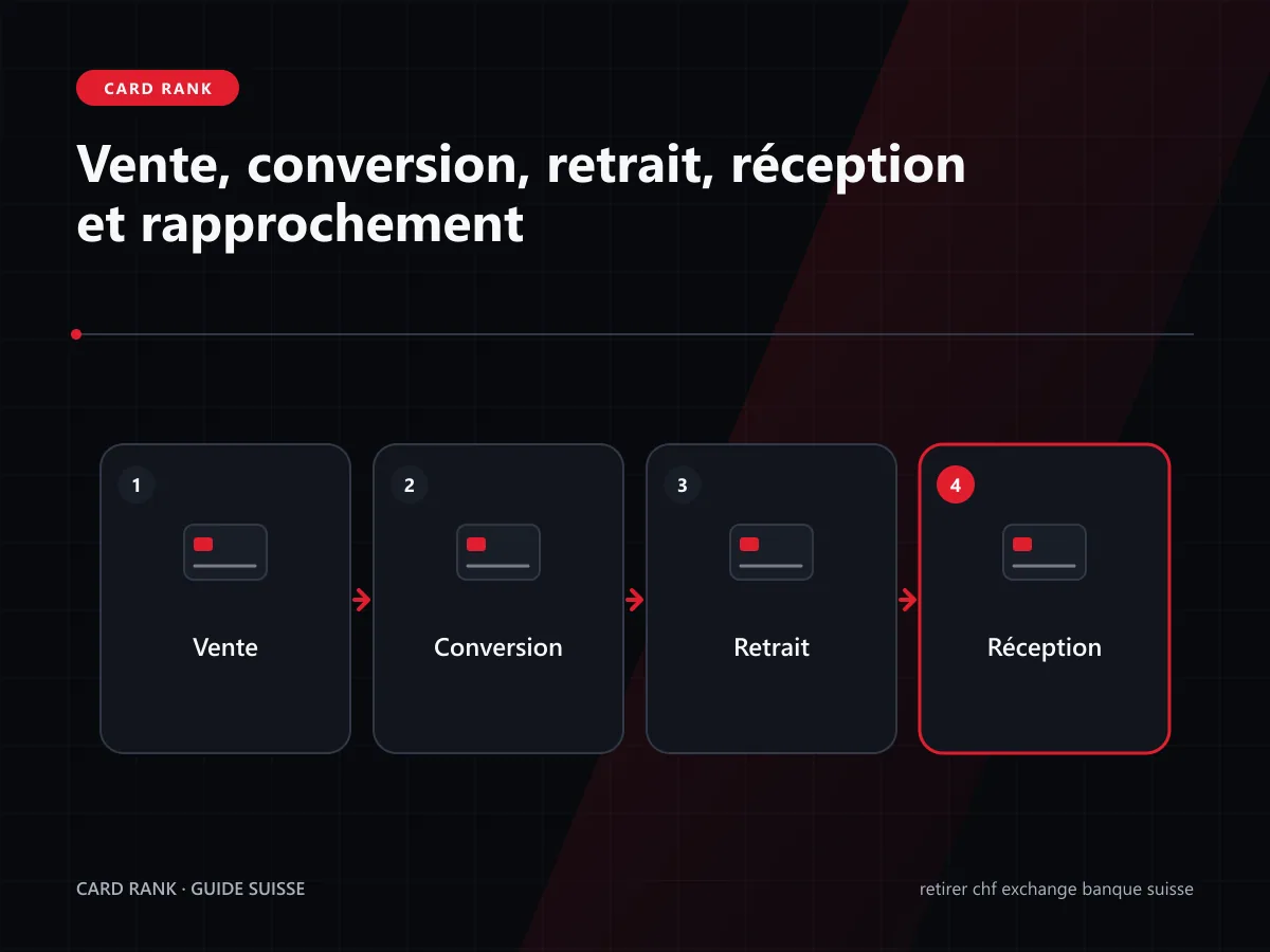 Flux vente, conversion et retrait